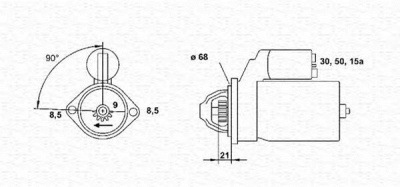 MAGNETI MARELLI 943251613010 -  Стартер